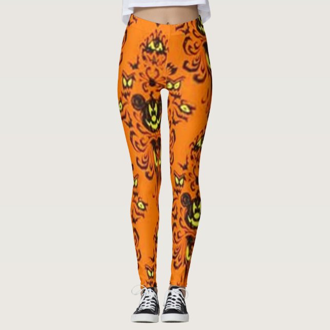 Legging Rato Spooky Pumpkin (Frente)