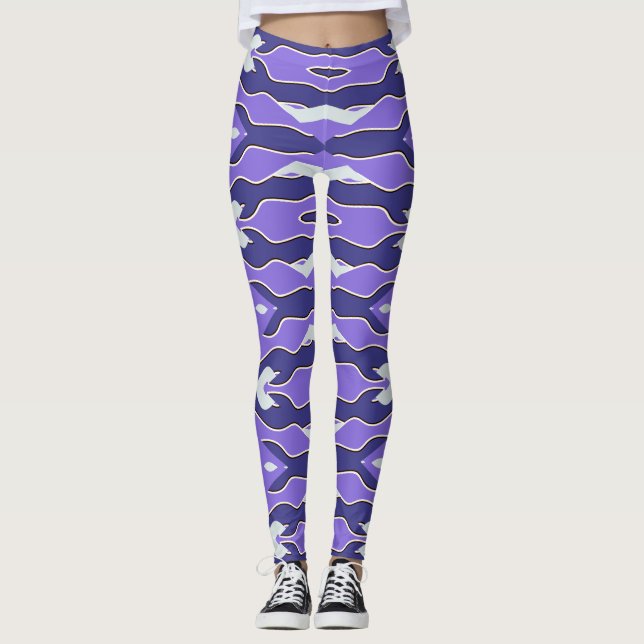 Legging "Ratti_Creative_Arts" multicolor de Flexi  (Frente)