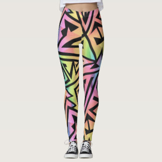 Legging Rave EDM Rainbow