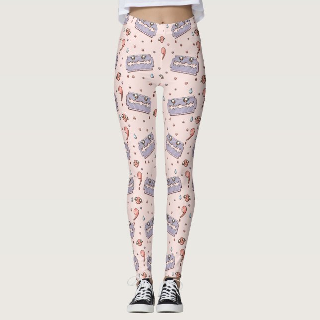 Legging Razor Blade Semicolon Yami Kawaii (Frente)