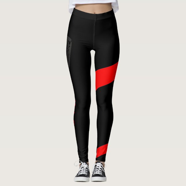 Legging RE caneleiras do esporte (Frente)