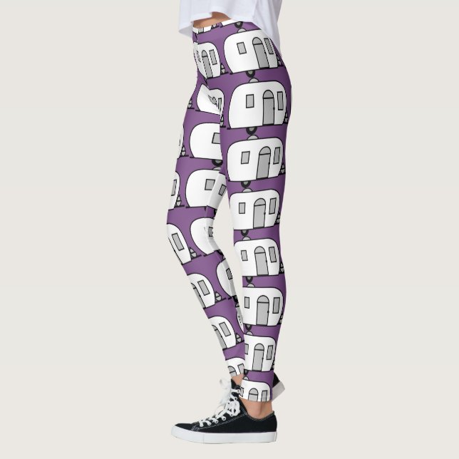 Legging Reboque clássico da Vintage com caravana arredonda (Esquerda)