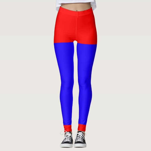 Legging Red And Blue (Frente)
