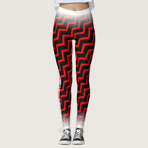 Legging Red Chevron no seu Coronel.