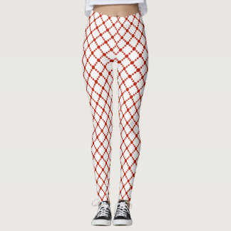 Legging Red Dot Pattern