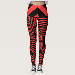 Legging Red Halloween e Black Spider Web