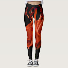 Legging Red Lily Em Preto