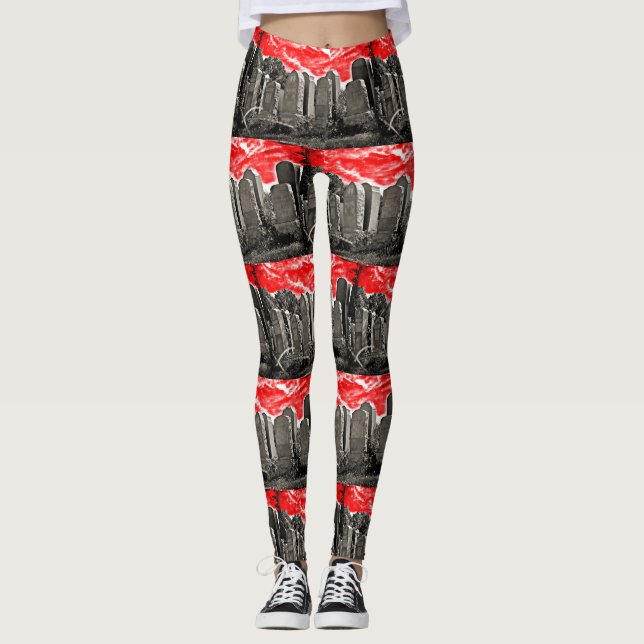 Legging Red Sky Graveyard (Frente)