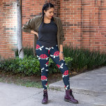 Legging Red Tortoise<br><div class="desc">Um estilo de desenho animado de fantasia,  design de padrão Tortoise vermelho,  que parece incrível em produtos. Experimente esta design e aproveite para comprar conosco.</div>