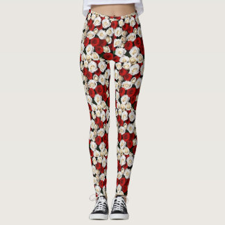 Legging RedandWhiteRoses