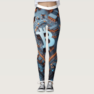 Legging Rede Bloqueio Futurística: Uma Web Digital de De
