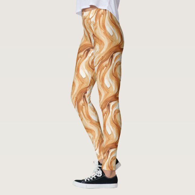 Legging Redemoinhos de Doce de Caramelo (Esquerda)