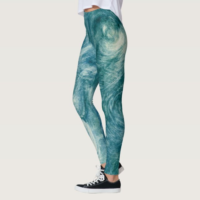 Legging Redemoinhos Verdes (Esquerda)