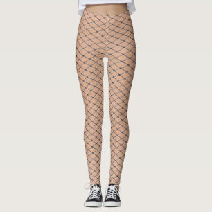 Legging Redes De Tecidos De Prata Com Textura De Pele