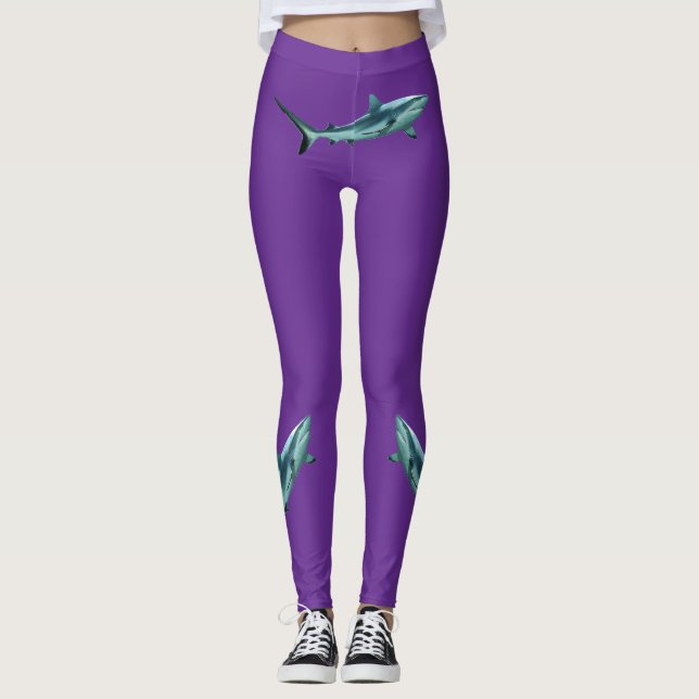 Legging Reefshark - Design abstrato - Cortar uma foto | (Frente)