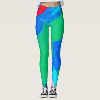 Legging Reflexão abstrato
