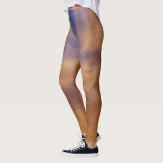 Legging Reflexo de Nuvens Sombreadas