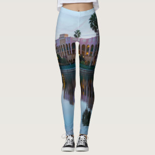 Legging Reflexos do Resort Noturno