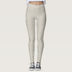 Legging Refrigere caneleiras feitas malha do branco do