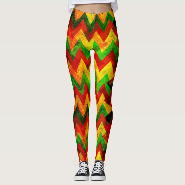 Legging Reggae - Jah Rastafara Power yoga - Ir (Frente)