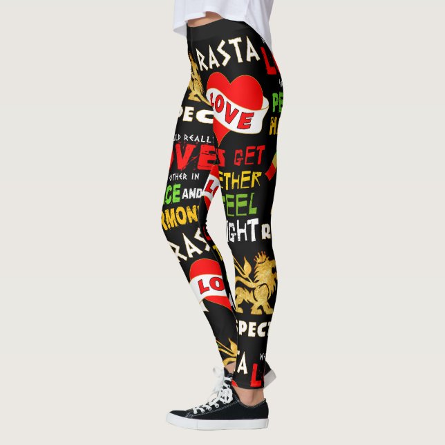 Legging Reggae Rasta (Esquerda)