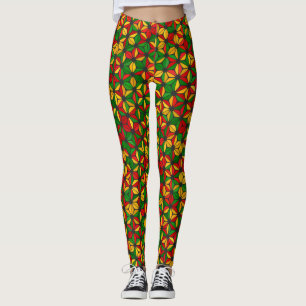 Legging Reggae Rasta Vibrations - Power yoga Ir