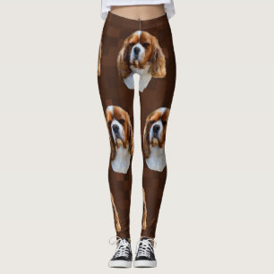 Legging Rei Charles Cavalier Spaniel Pattern,
