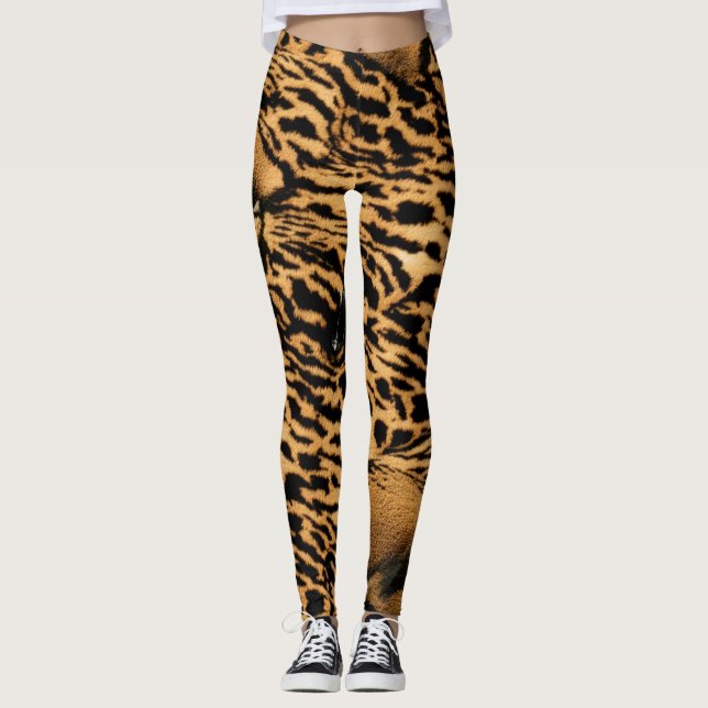 Legging Rei Cheatah exótico (Frente)