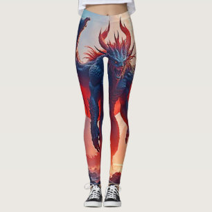 Legging Rei Demônio: Arte da Sombra do Dragão Eterno