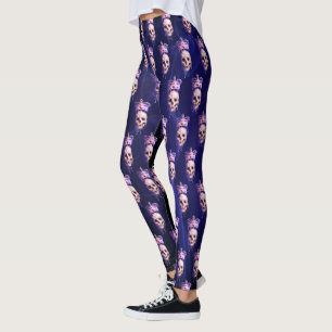 Legging Rei do Ouro de Fusão do Morto Roxo
