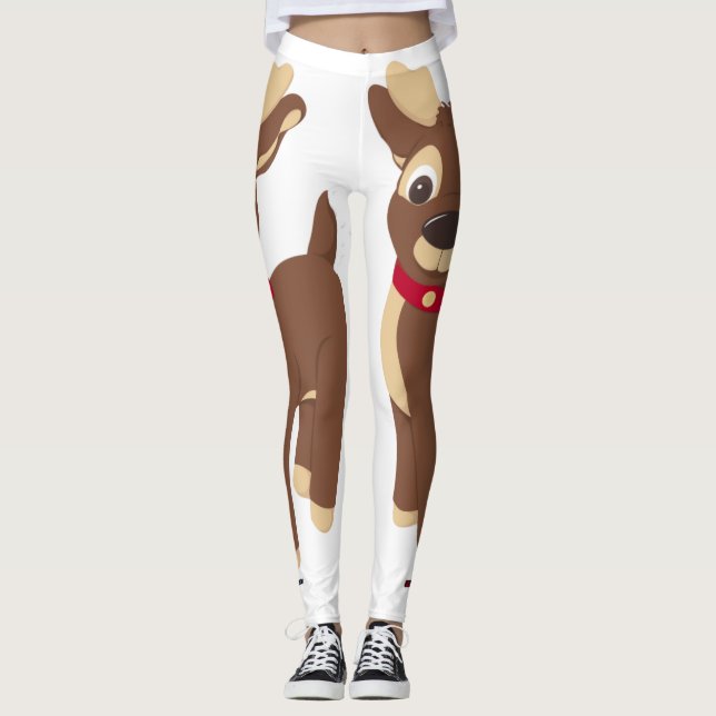 Legging Reindeer de Natal (Frente)