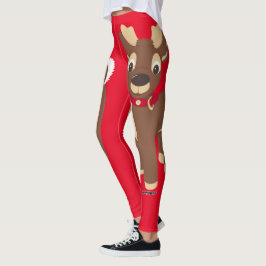 Legging Reindeer de Natal