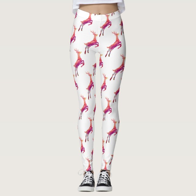 Legging Reindeer Rosa (Frente)