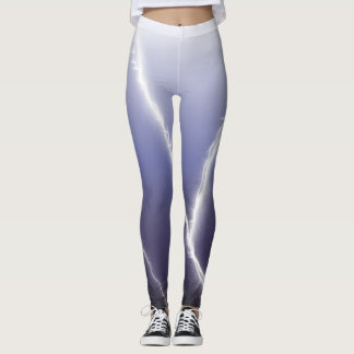 Legging Relâmpago branco