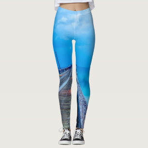 Legging Relâmpago No Cais Navarre Beach