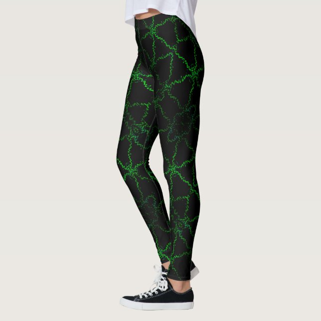 Legging relâmpago verde (Esquerda)