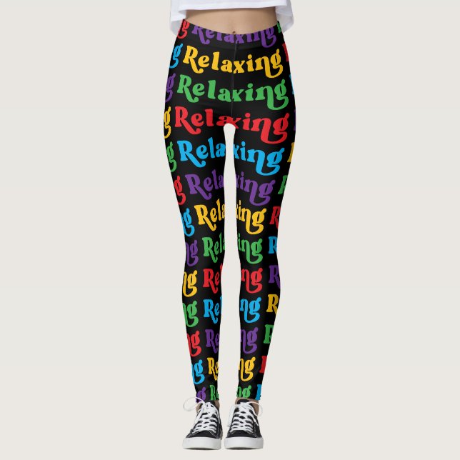 Legging Relaxamento, Multicor, Retroativo (Frente)