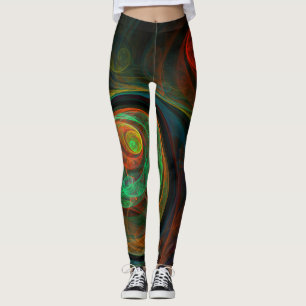 Legging Renascimento da Abstrato Art