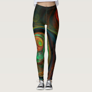 Legging Renascimento da Abstrato Art
