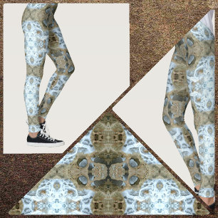 Legging Renda falsa inspirada na natureza
