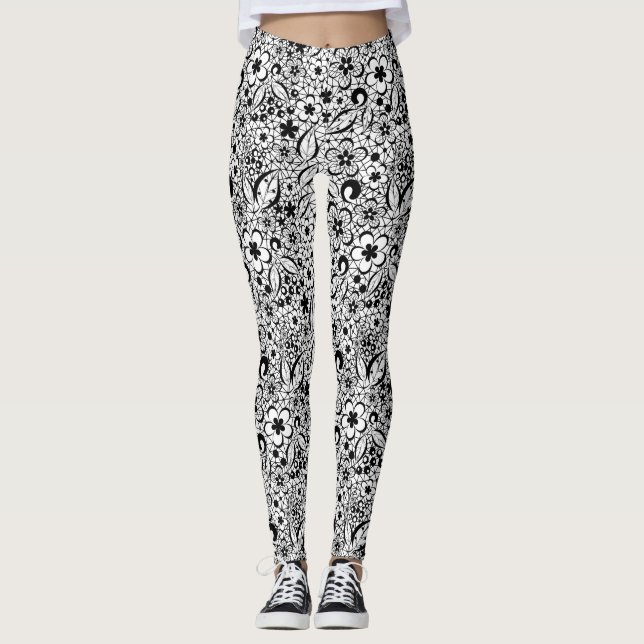 Legging renda preta (Frente)
