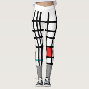 Legging Réplica da composição RYB das caneleiras