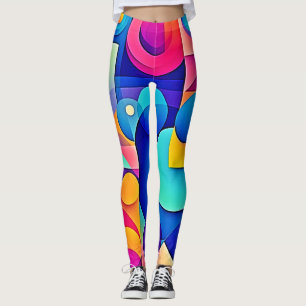 Legging Reprodução de Forma Vibrante