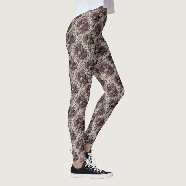 Legging Repulsão Delicada - Vitoriano Gótico Delírio (Direita)