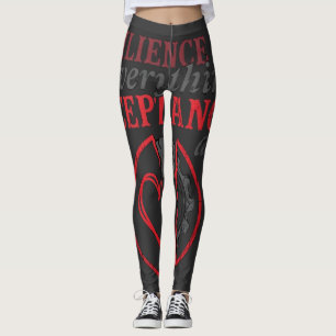 Legging Resiliência Acima de Tudo Aceitação É Ferramenta