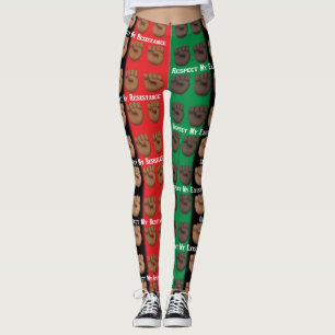 Legging Respeitar Minha Existência Ou Esperar Minha Resis