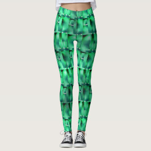 Legging Retangulares em Diferente e Manchado