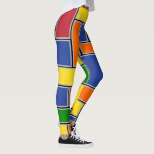 Legging Retângulos Coloridos