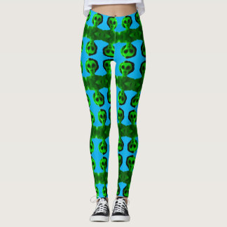 Legging Retrato automático da alienígena