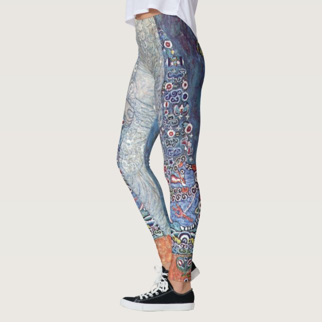 Legging Retrato Baronesa Elisabeth Bacchofen Echt, Klimt (Esquerda)